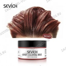 Sevich Воск - временная краска для волос (коричневый), 120 гр