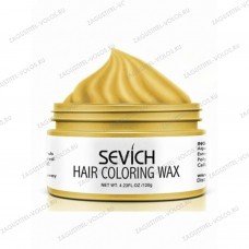 Воск - временная краска для волос Sevich (желтый), 120 гр.