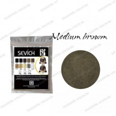 Sevich Загуститель для волос средне-коричневый, 100 гр (рефил).
