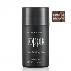Пудра-загуститель волос Toppik (12 г.) - стандарт, средне-коричневый