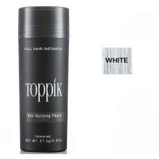 Пудра-загуститель волос Toppik (27 г.) - эконом, белый